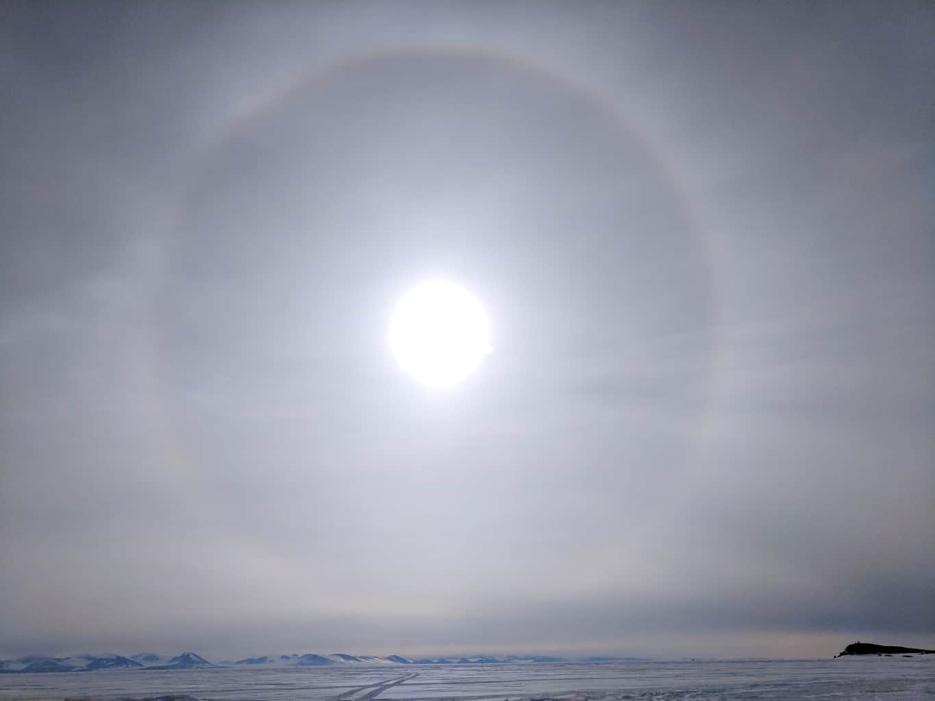 McMurdo Station Antarctica Sundog